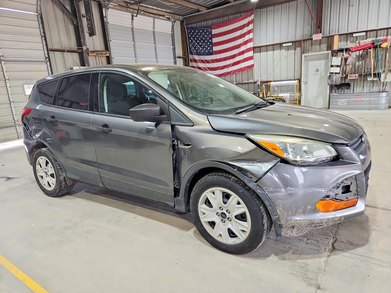 2014 Ford Escape S Gray vin: 1FMCU0F78EUB79423
