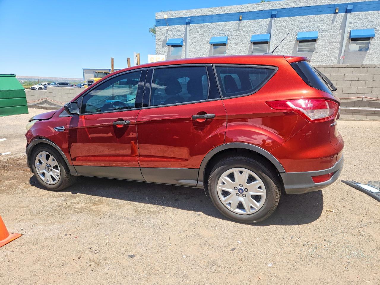 2014 Ford Escape S Red vin: 1FMCU0F78EUC21766