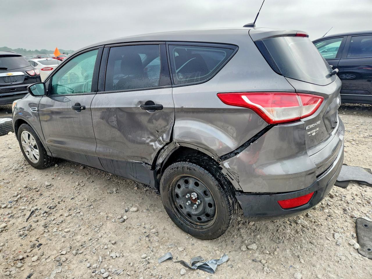2014 Ford Escape S Gray vin: 1FMCU0F78EUC59224