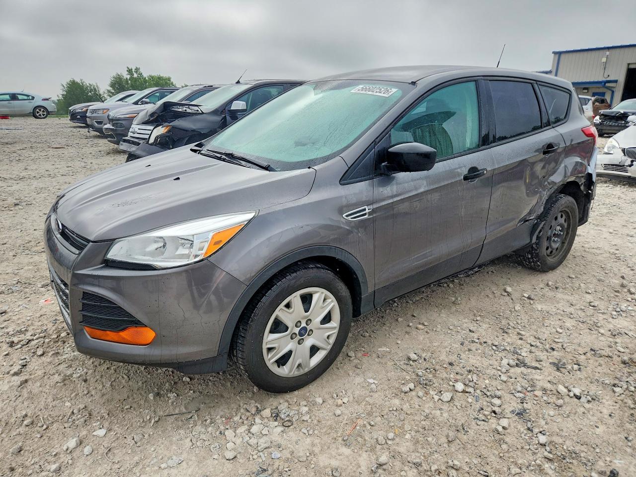 2014 Ford Escape S Gray vin: 1FMCU0F78EUC59224