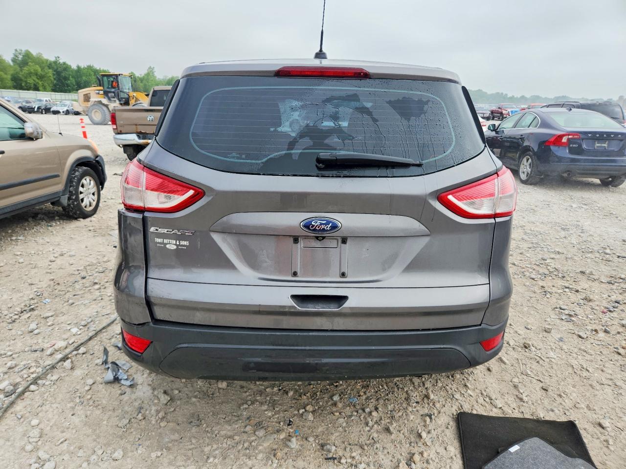 2014 Ford Escape S Gray vin: 1FMCU0F78EUC59224