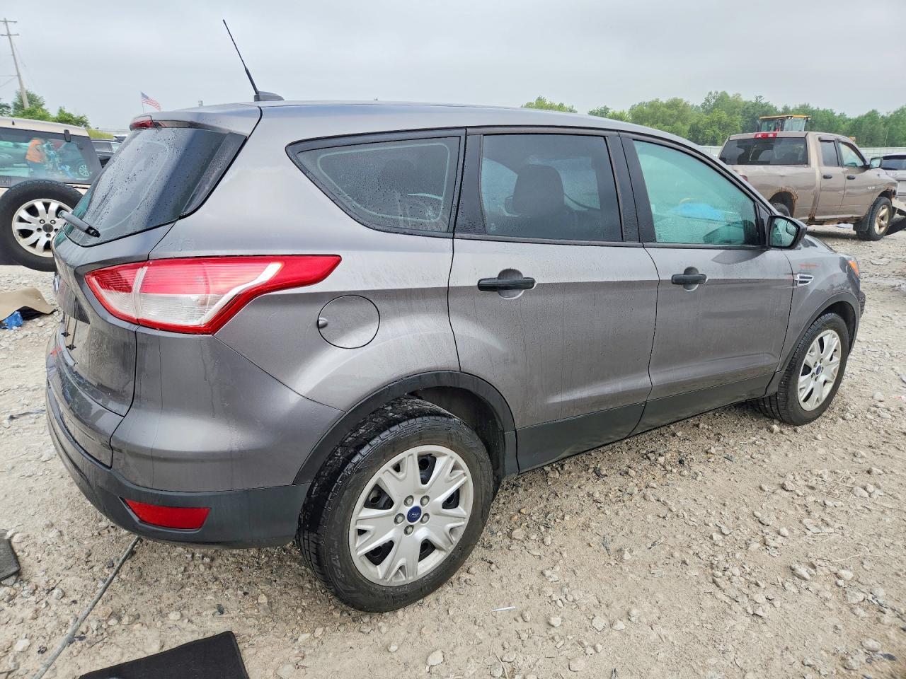2014 Ford Escape S Gray vin: 1FMCU0F78EUC59224