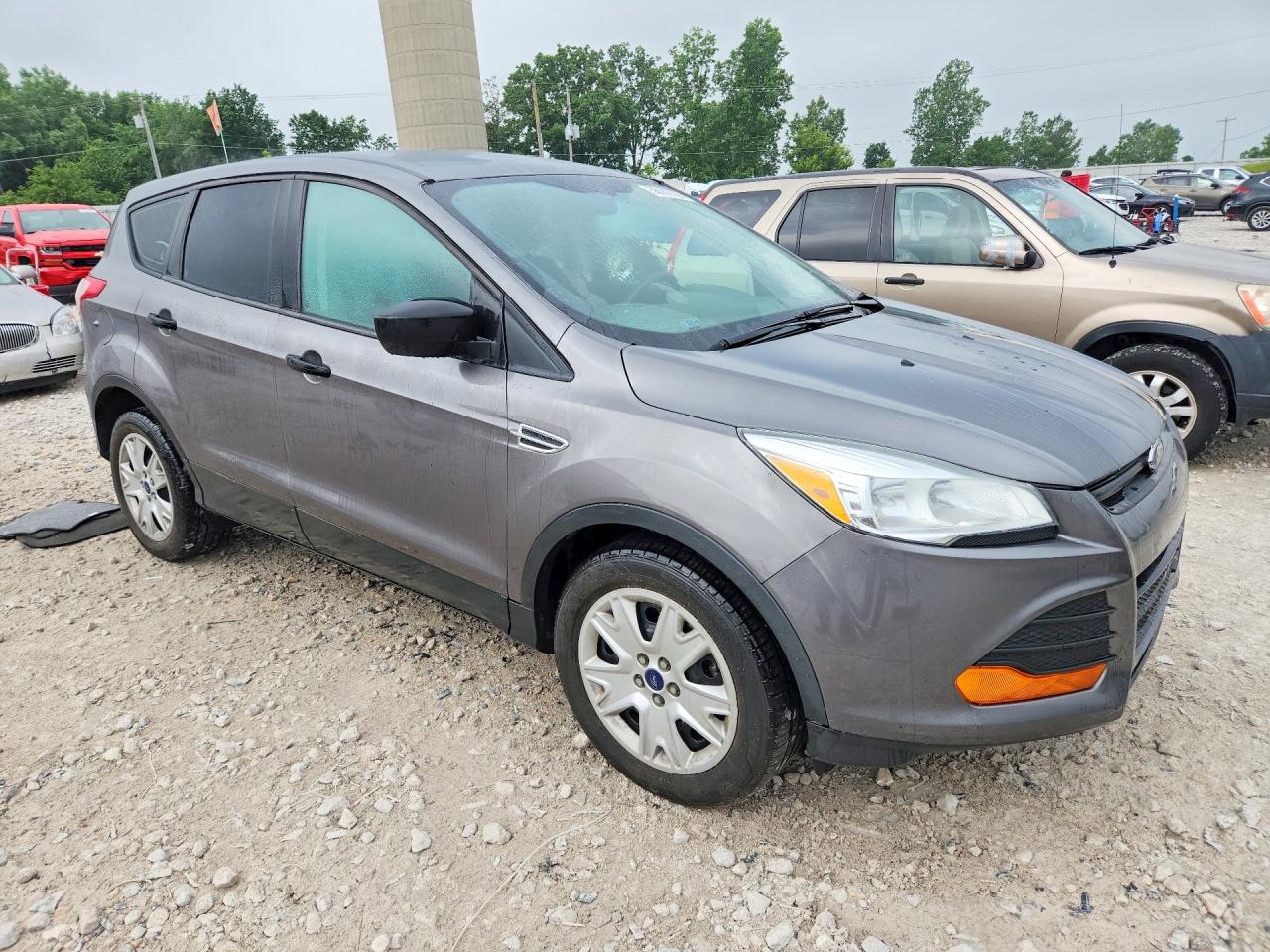 2014 Ford Escape S Gray vin: 1FMCU0F78EUC59224