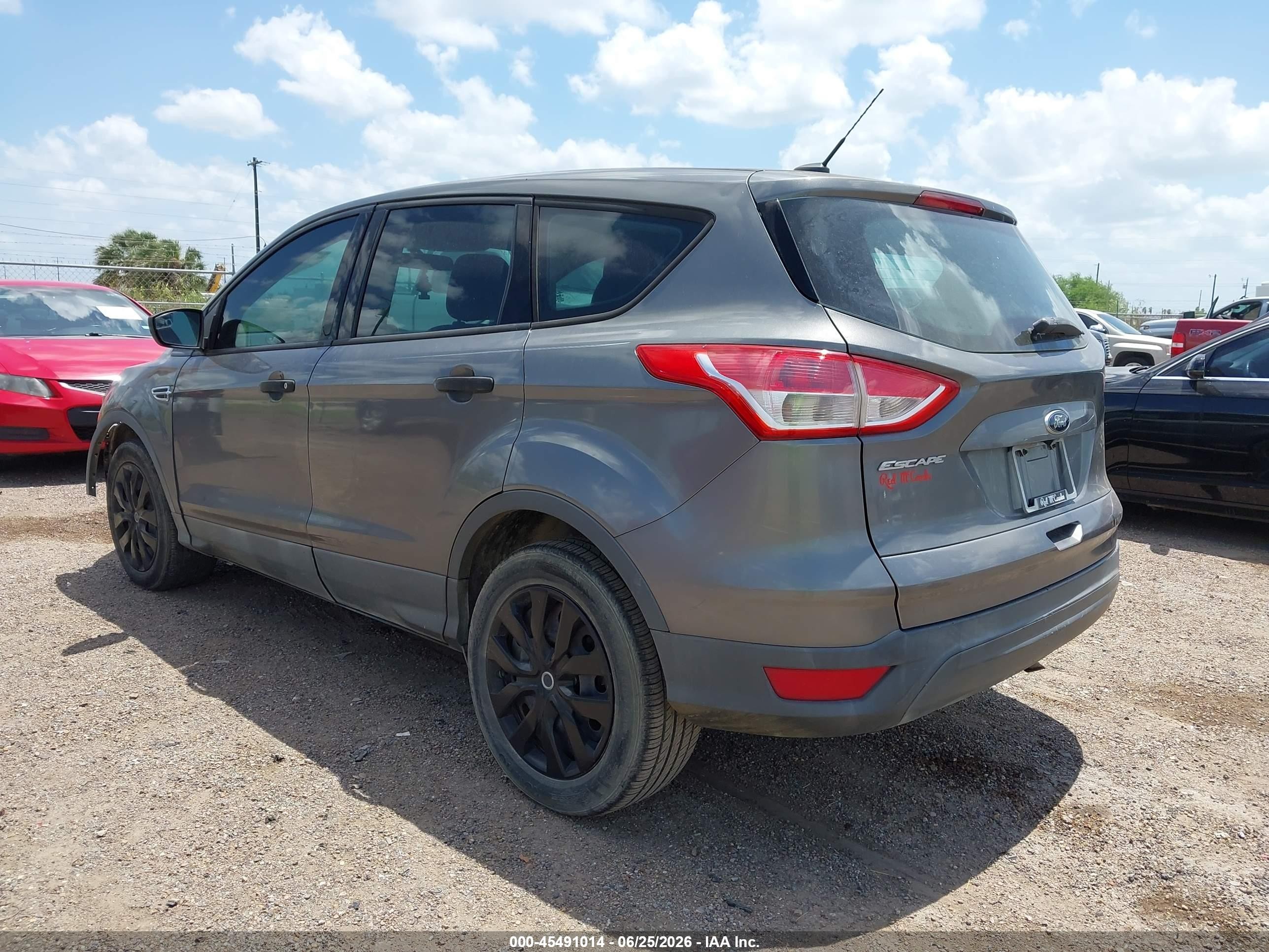 2014 Ford Escape S Gray vin: 1FMCU0F78EUD65382