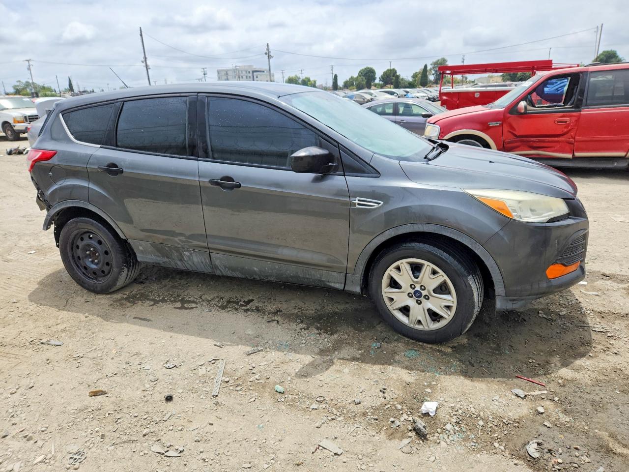 2015 Ford Escape S Gray vin: 1FMCU0F78FUA08947