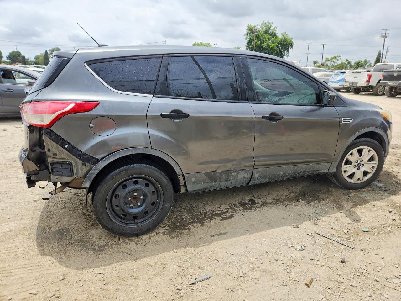 2015 Ford Escape S Gray vin: 1FMCU0F78FUA08947
