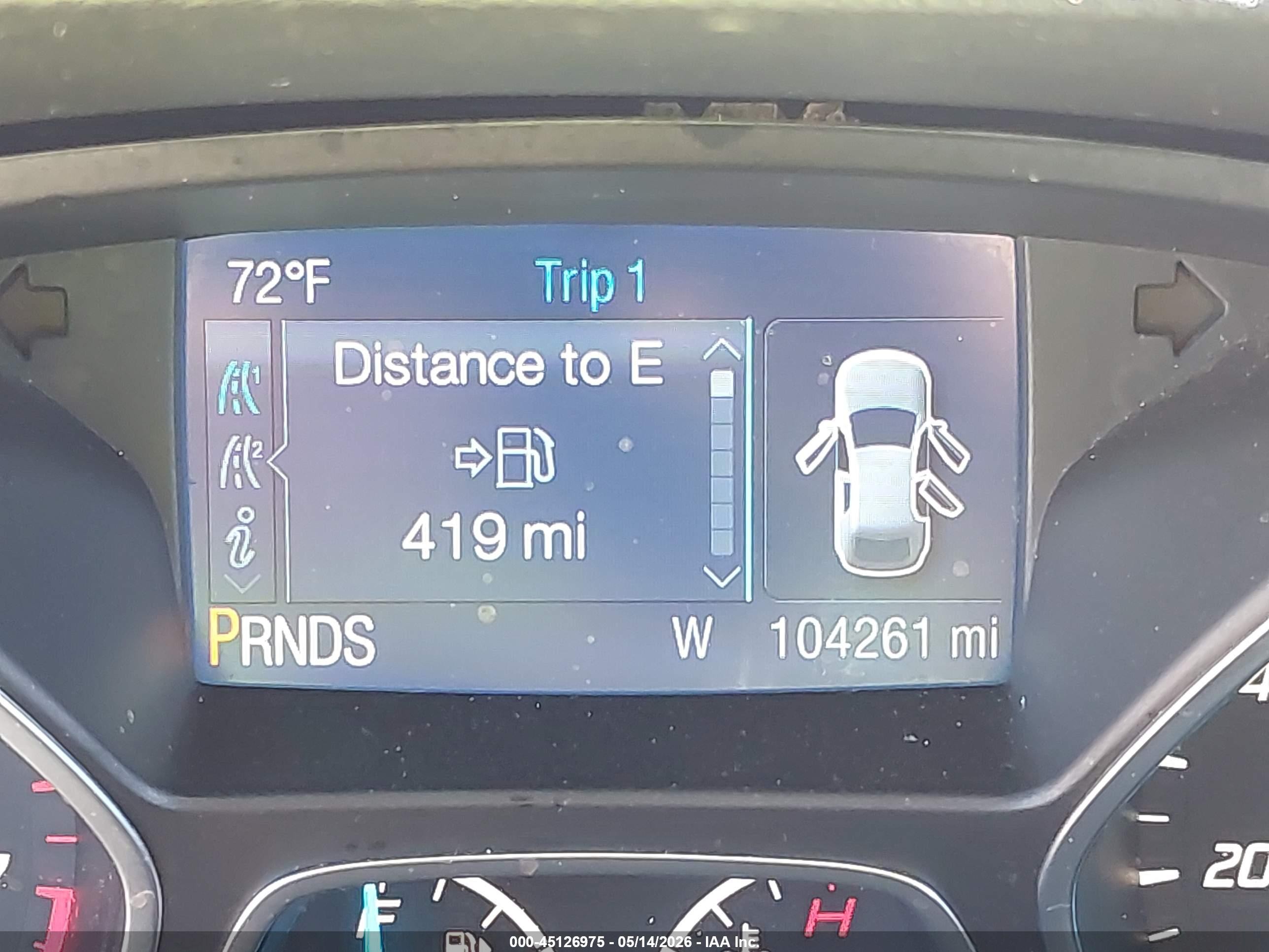 2015 Ford Escape S Серый vin: 1FMCU0F78FUA22797