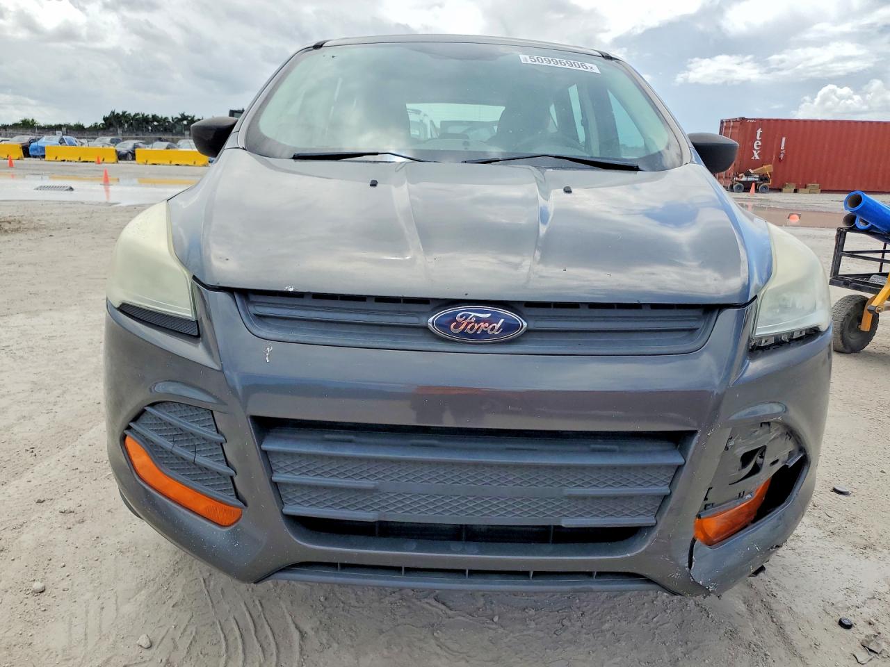 2015 Ford Escape S Gray vin: 1FMCU0F78FUB88818