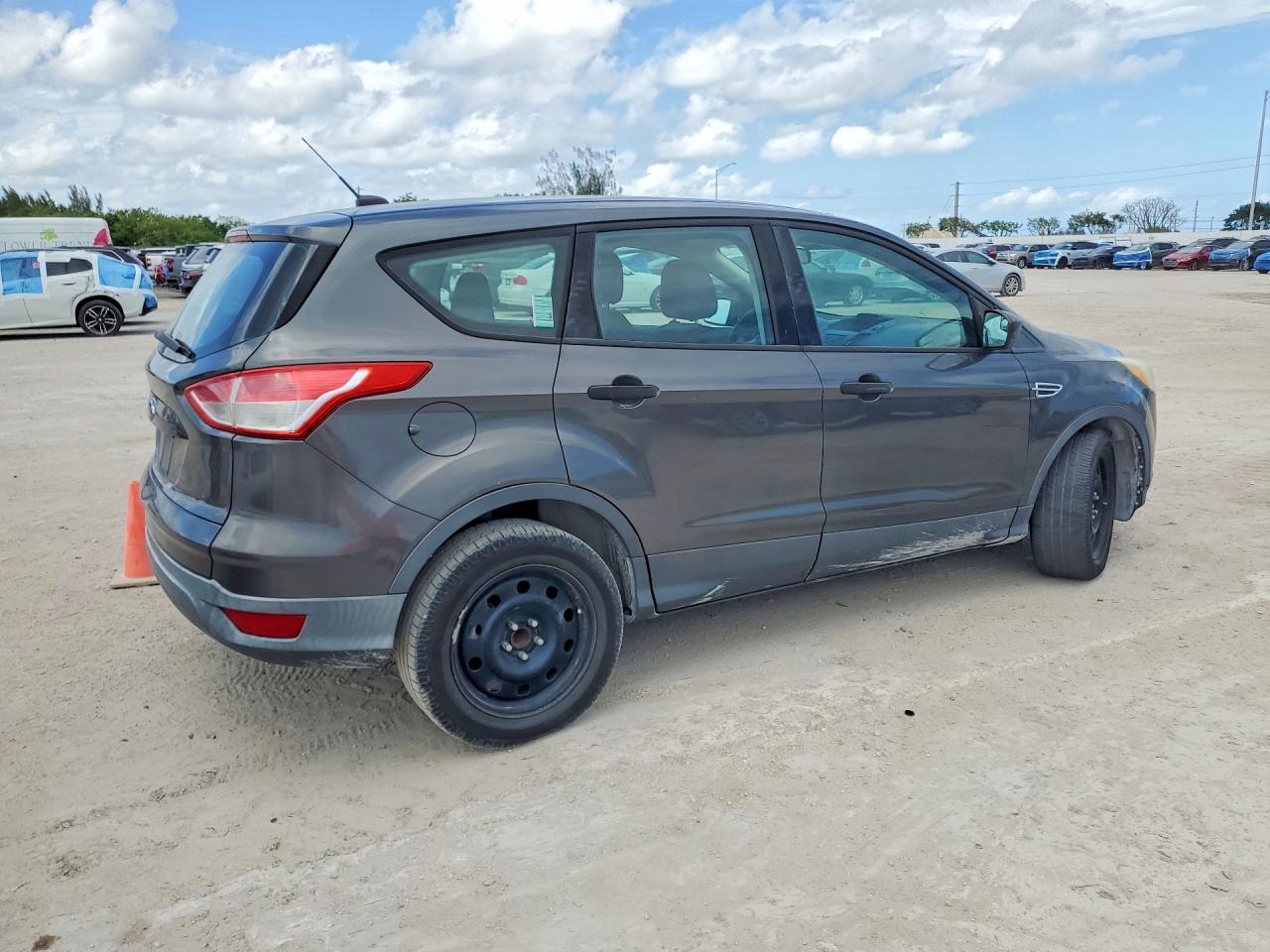 2015 Ford Escape S Gray vin: 1FMCU0F78FUB88818