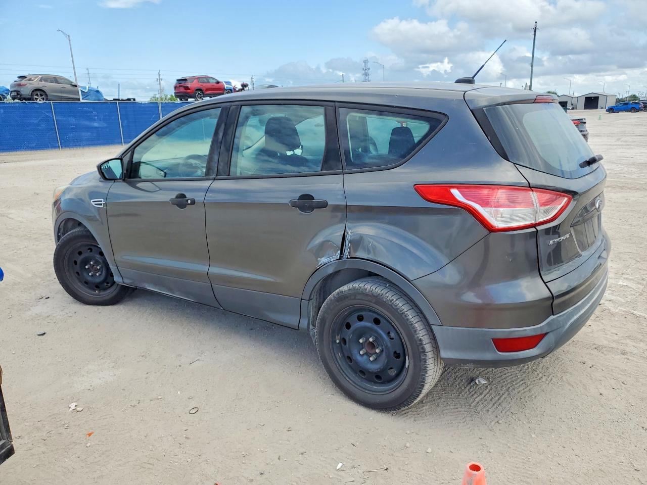 2015 Ford Escape S Gray vin: 1FMCU0F78FUB88818
