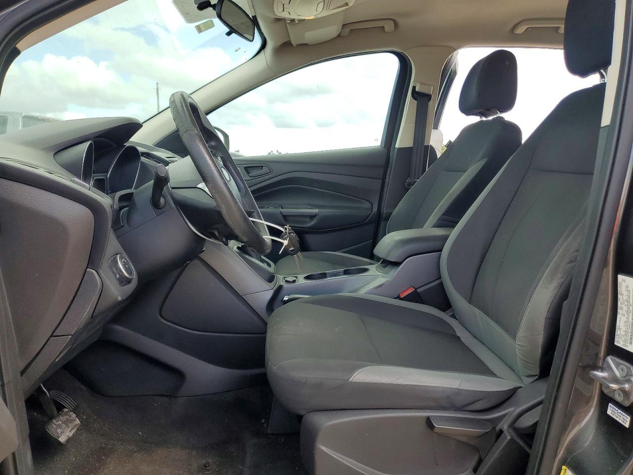 2015 Ford Escape S Gray vin: 1FMCU0F78FUB88818
