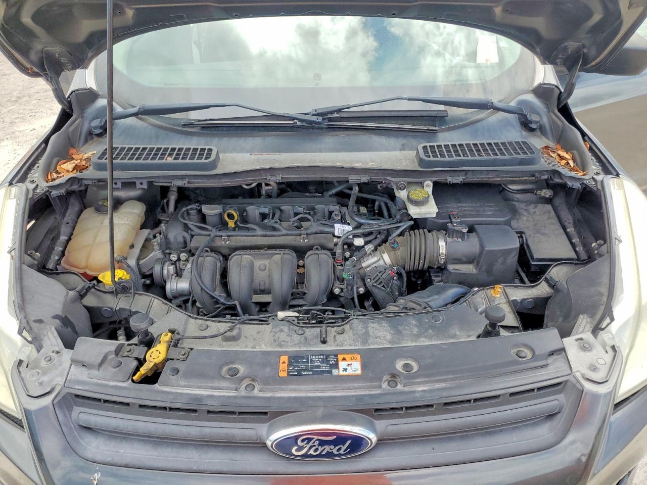 2015 Ford Escape S Gray vin: 1FMCU0F78FUB88818