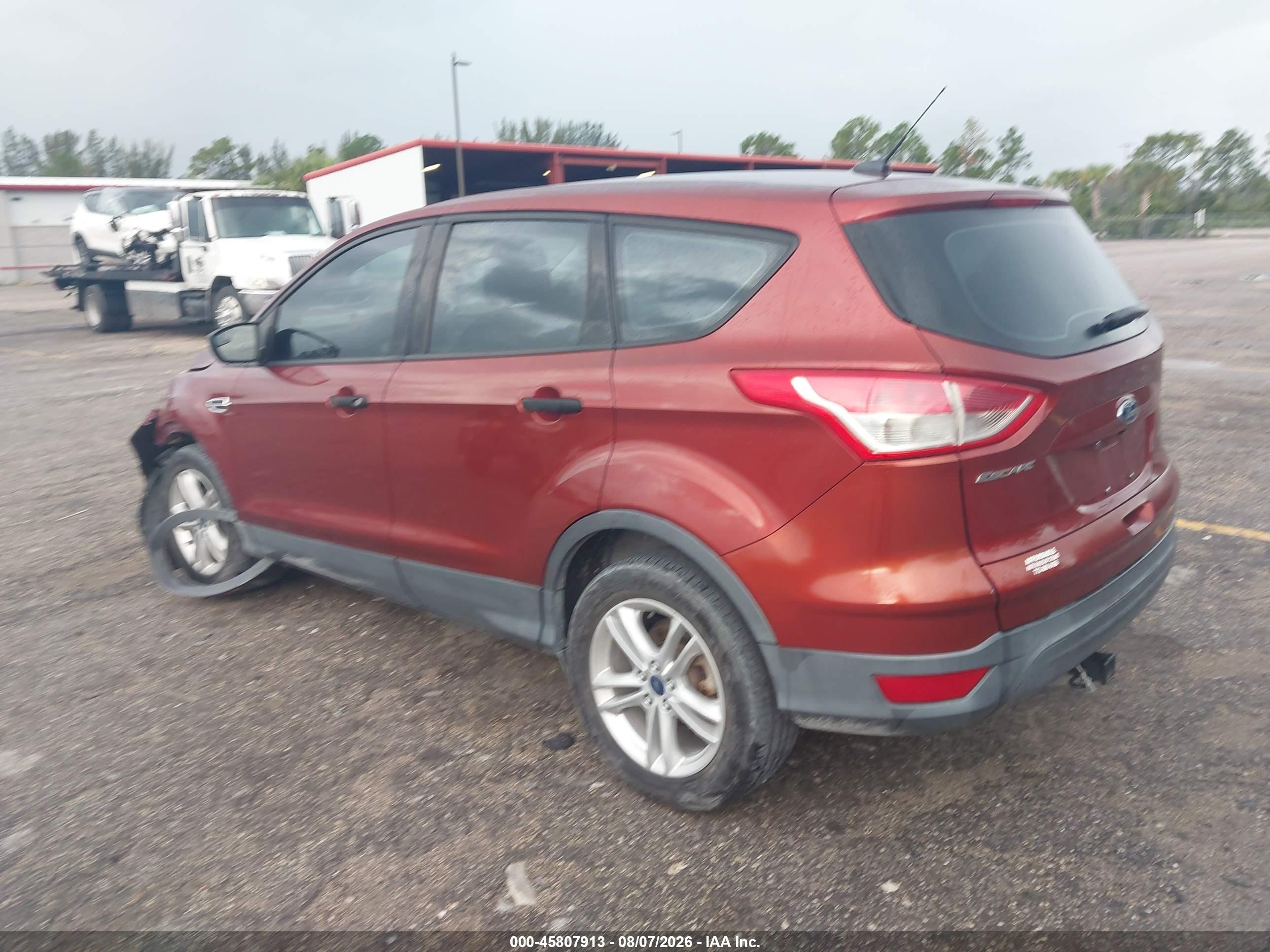 2015 Ford Escape S Orange vin: 1FMCU0F78FUC11644