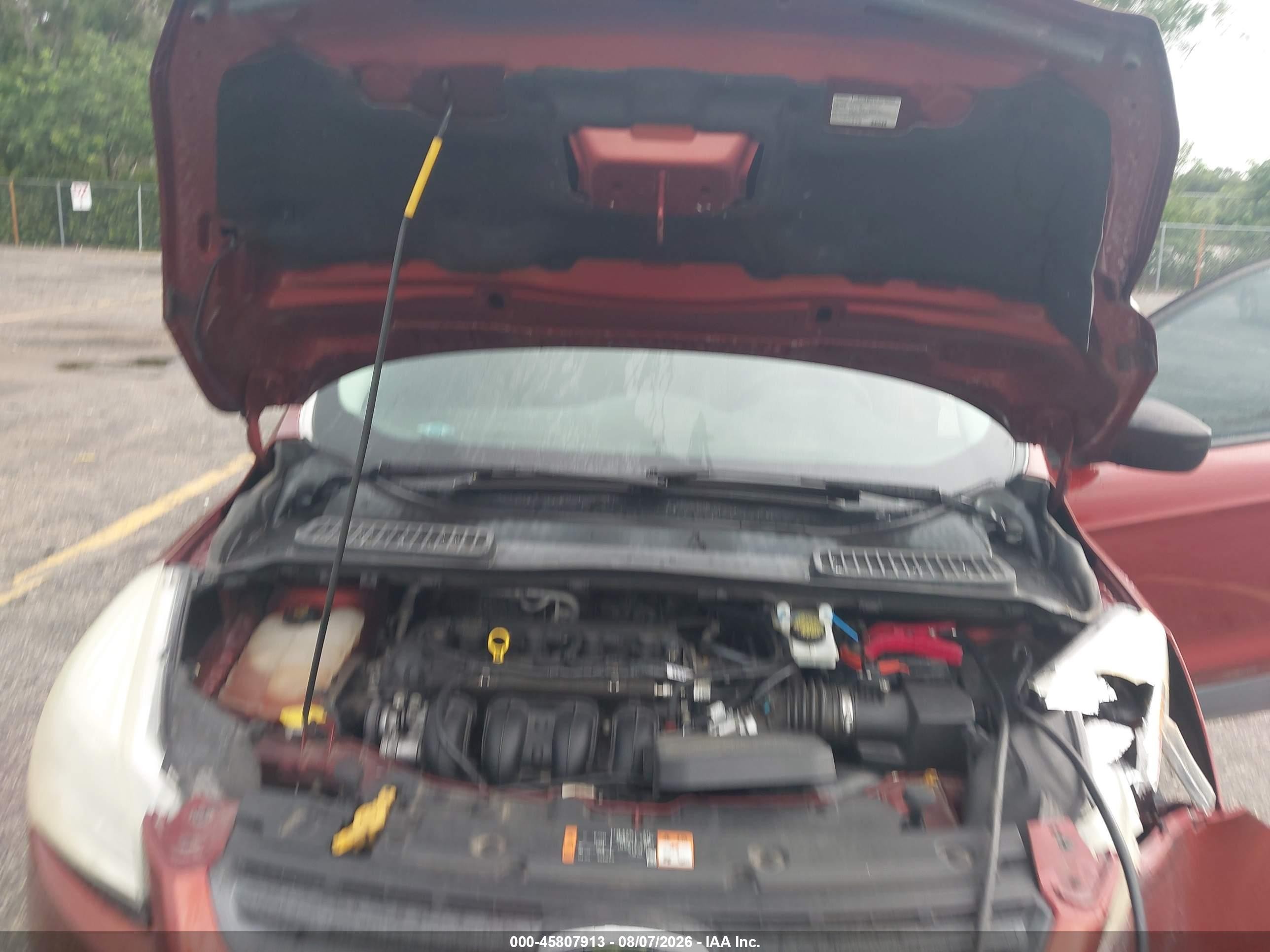 2015 Ford Escape S Orange vin: 1FMCU0F78FUC11644