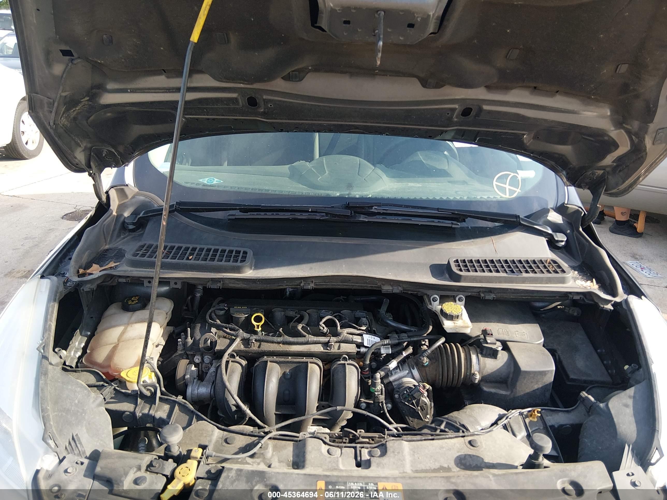 2015 Ford Escape S Silver vin: 1FMCU0F78FUC25351