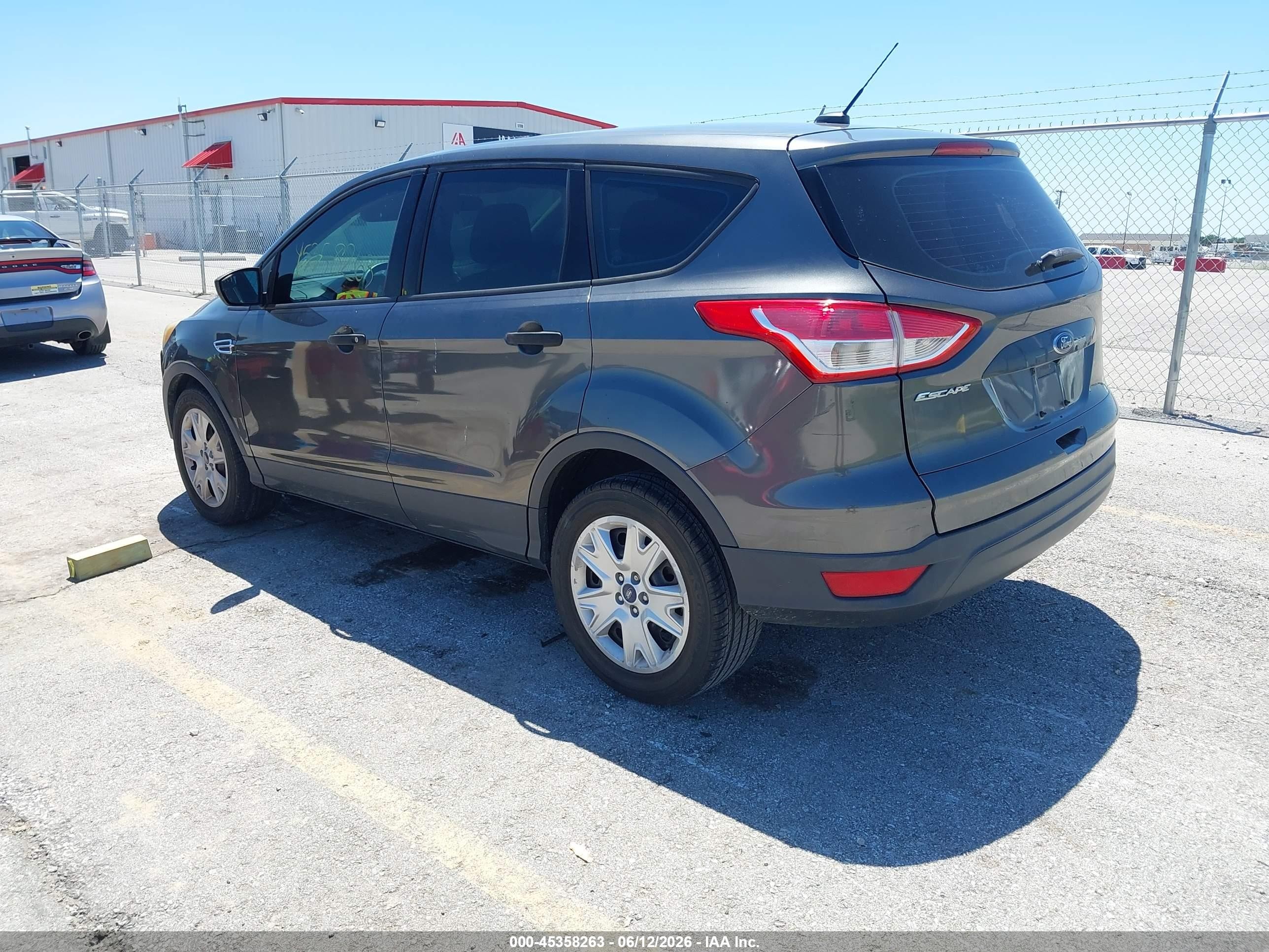 2015 Ford Escape S Black vin: 1FMCU0F78FUC62254