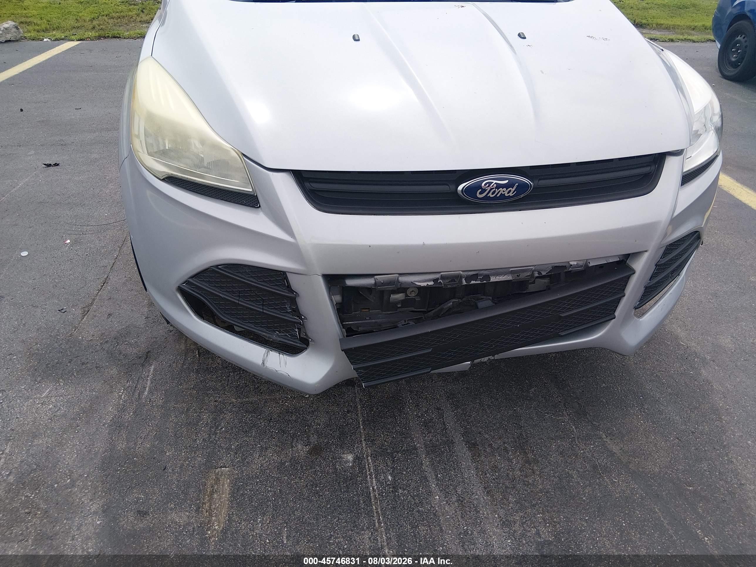 2016 Ford Escape S Gray vin: 1FMCU0F78GUA35342