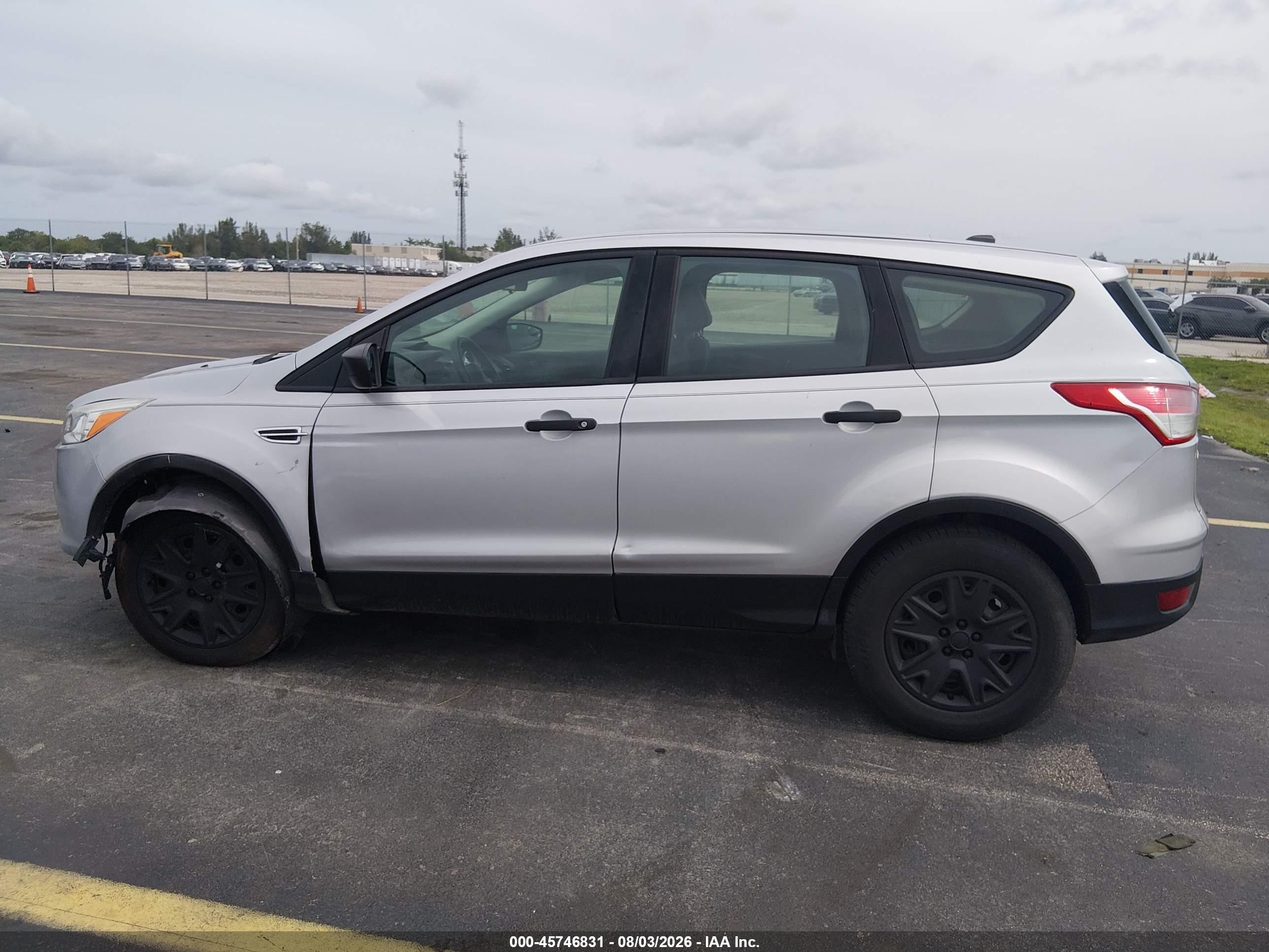 2016 Ford Escape S Gray vin: 1FMCU0F78GUA35342