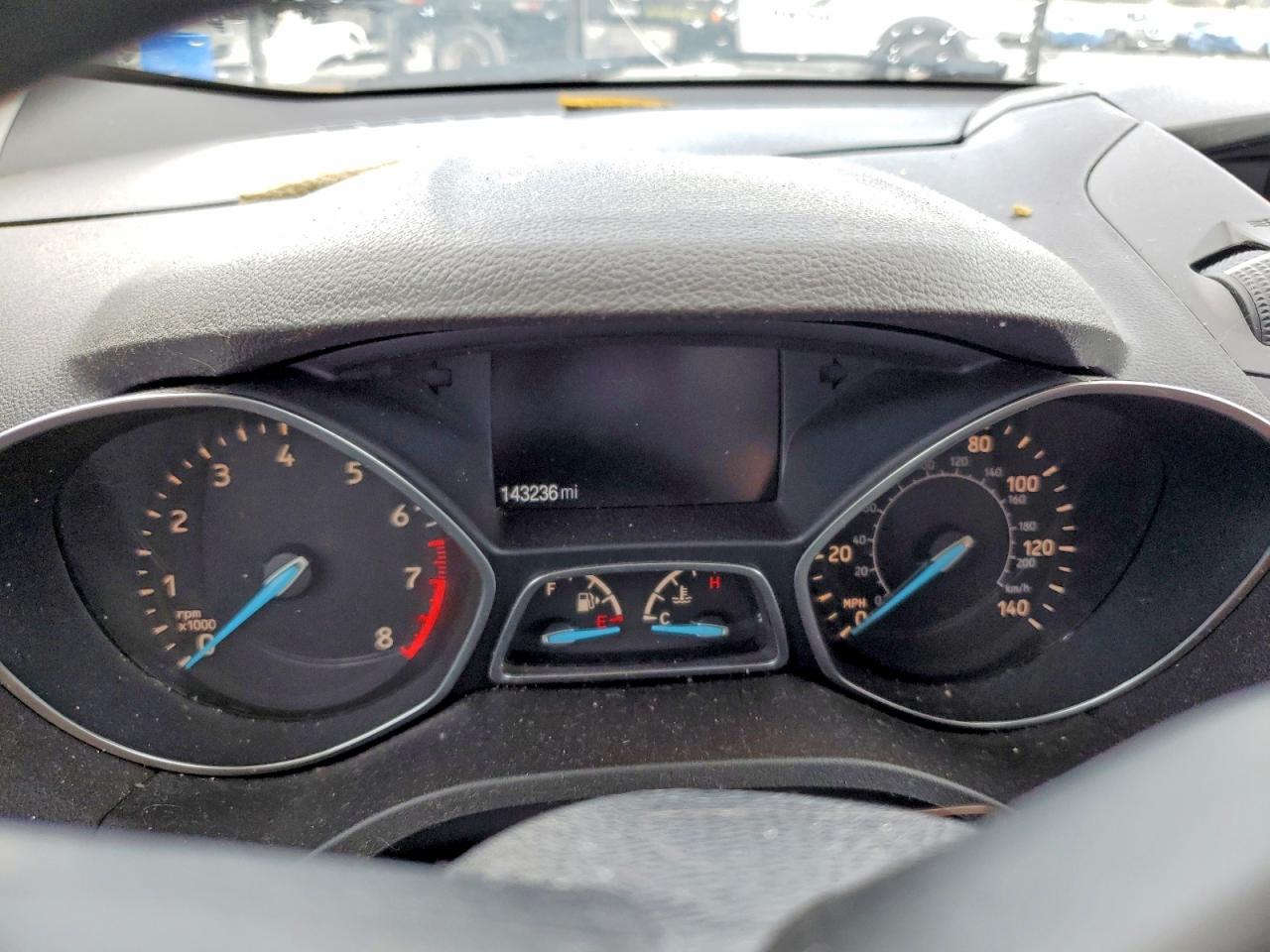 2017 Ford Escape S Black vin: 1FMCU0F78HUD64236