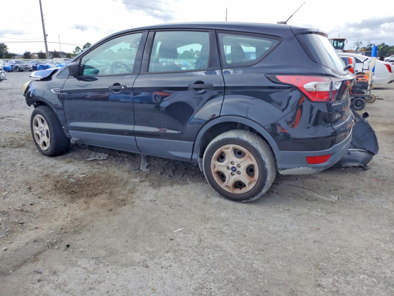 2017 Ford Escape S Black vin: 1FMCU0F78HUD64236
