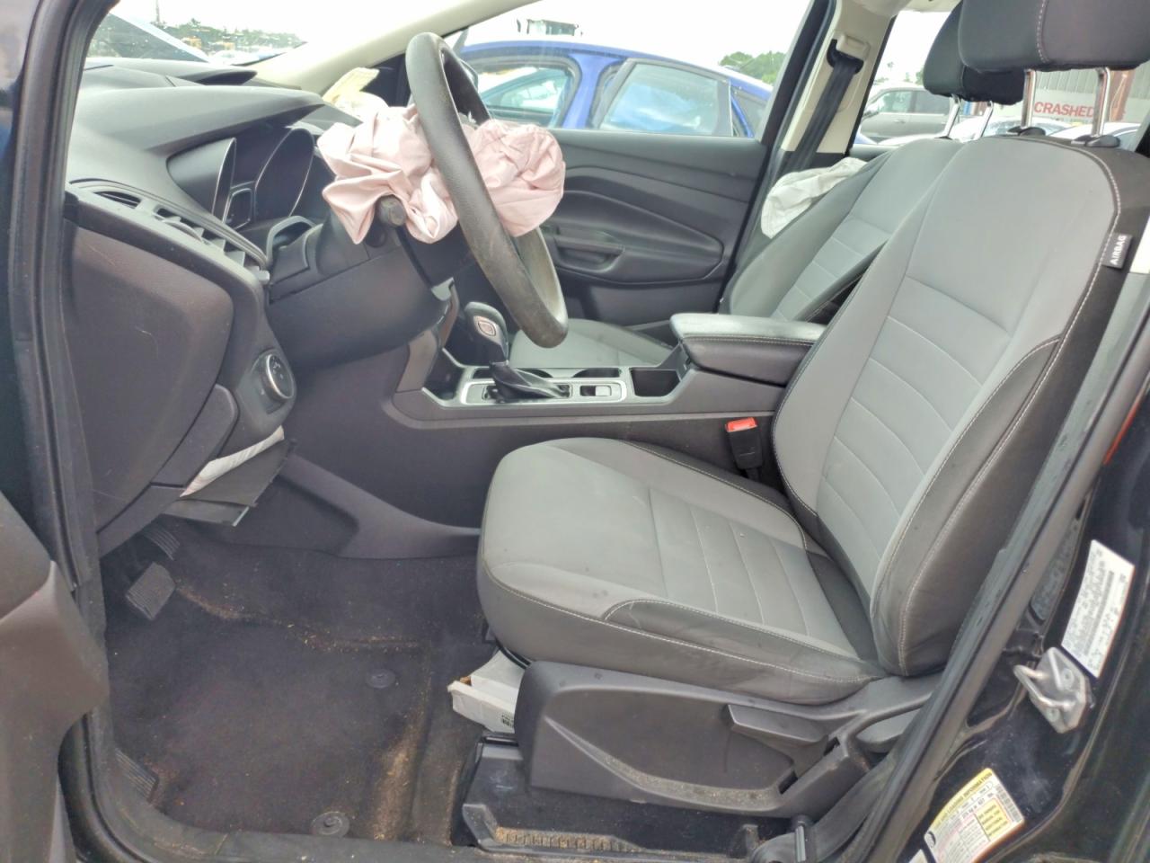 2017 Ford Escape S Black vin: 1FMCU0F78HUD64236