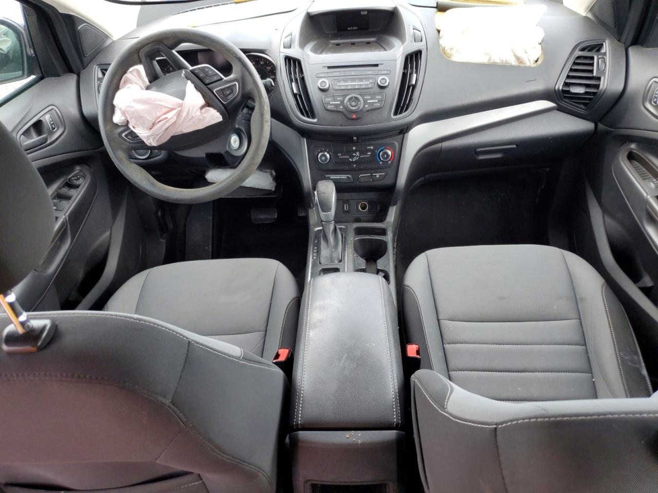 2017 Ford Escape S Black vin: 1FMCU0F78HUD64236