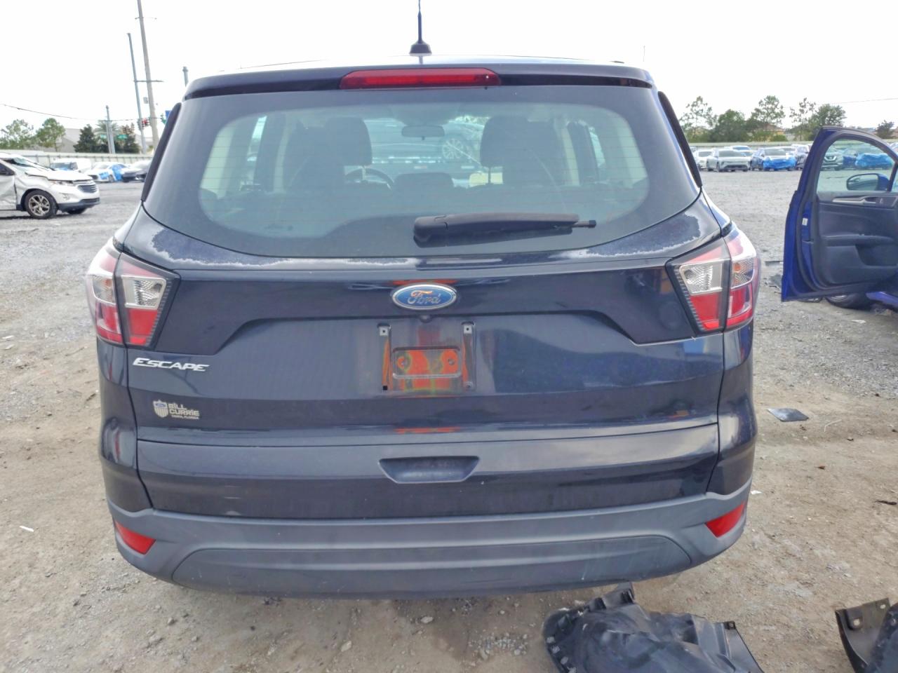 2017 Ford Escape S Black vin: 1FMCU0F78HUD64236