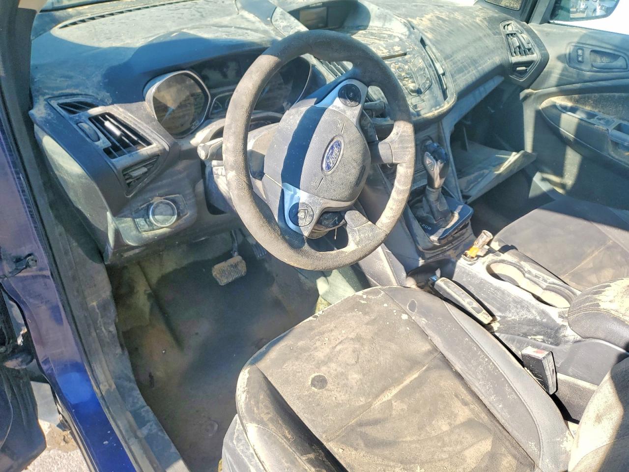 2013 Ford Escape S Blue vin: 1FMCU0F79DUA20442
