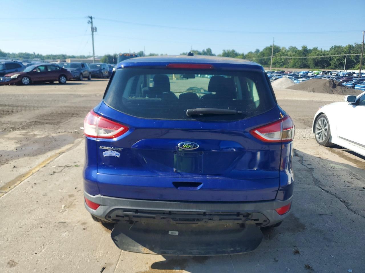 2013 Ford Escape S Blue vin: 1FMCU0F79DUA20442