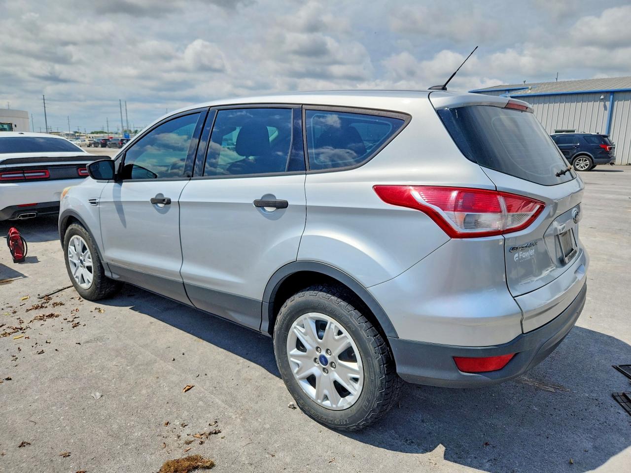 2013 Ford Escape S Silver vin: 1FMCU0F79DUA71715