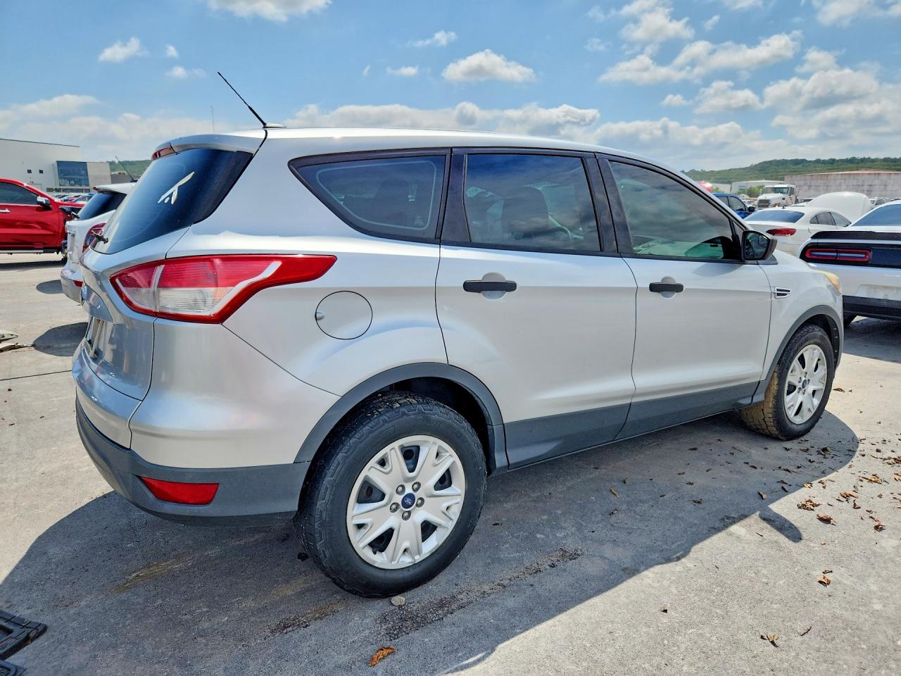 2013 Ford Escape S Silver vin: 1FMCU0F79DUA71715