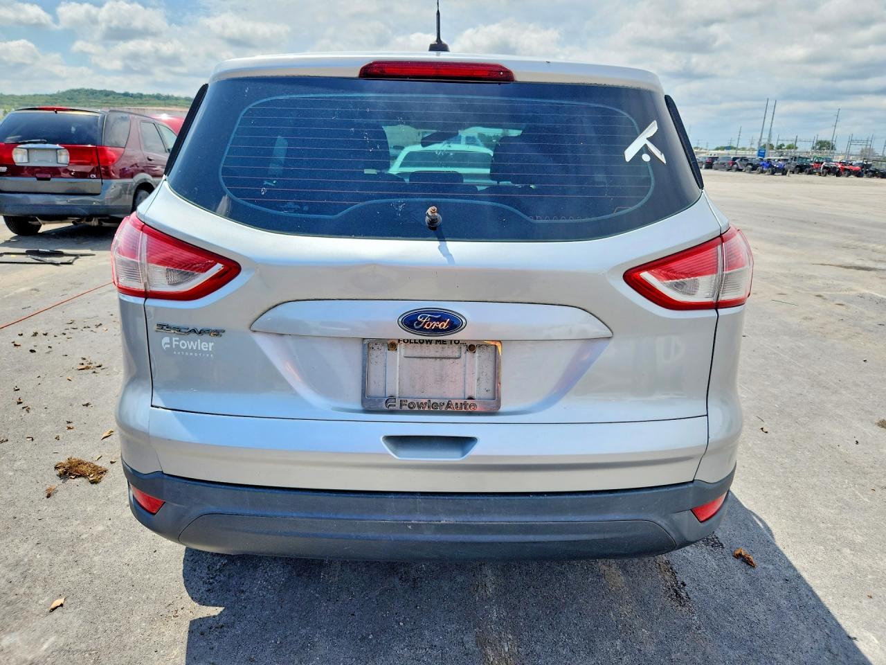 2013 Ford Escape S Silver vin: 1FMCU0F79DUA71715