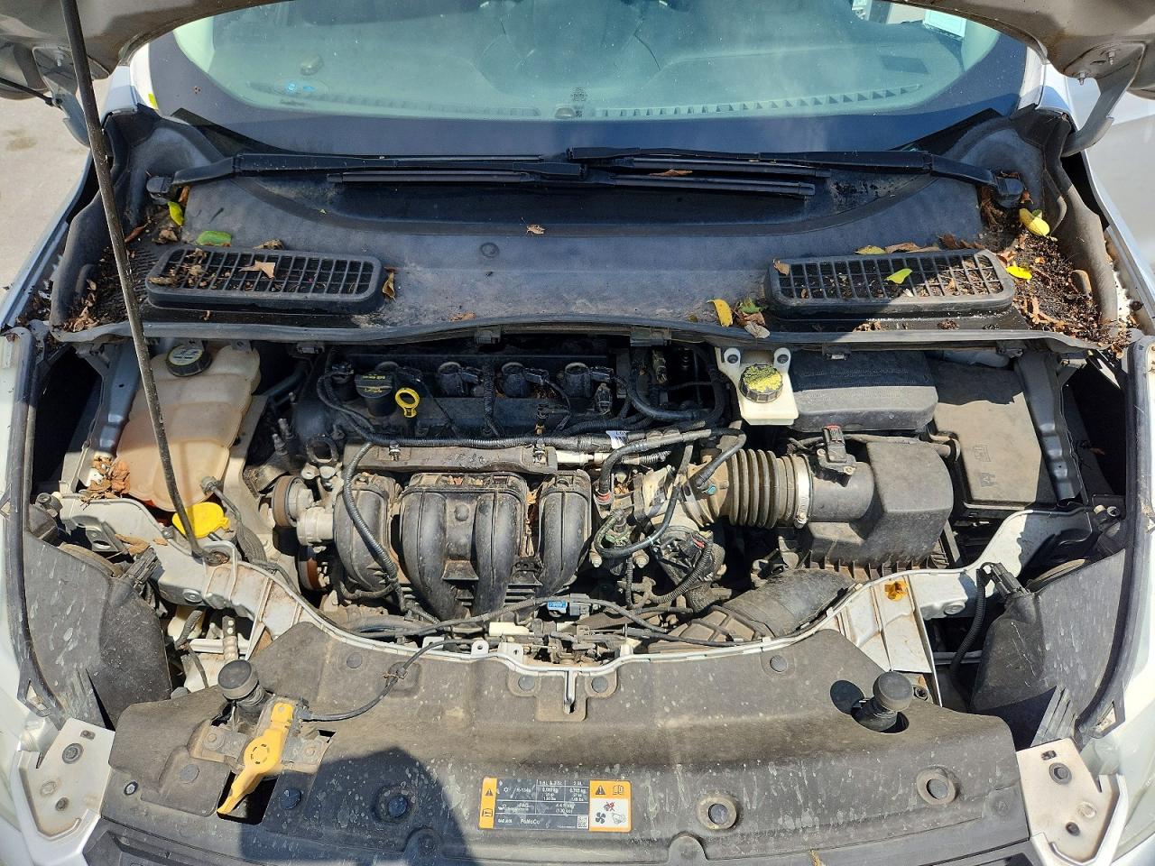 2013 Ford Escape S Silver vin: 1FMCU0F79DUA71715
