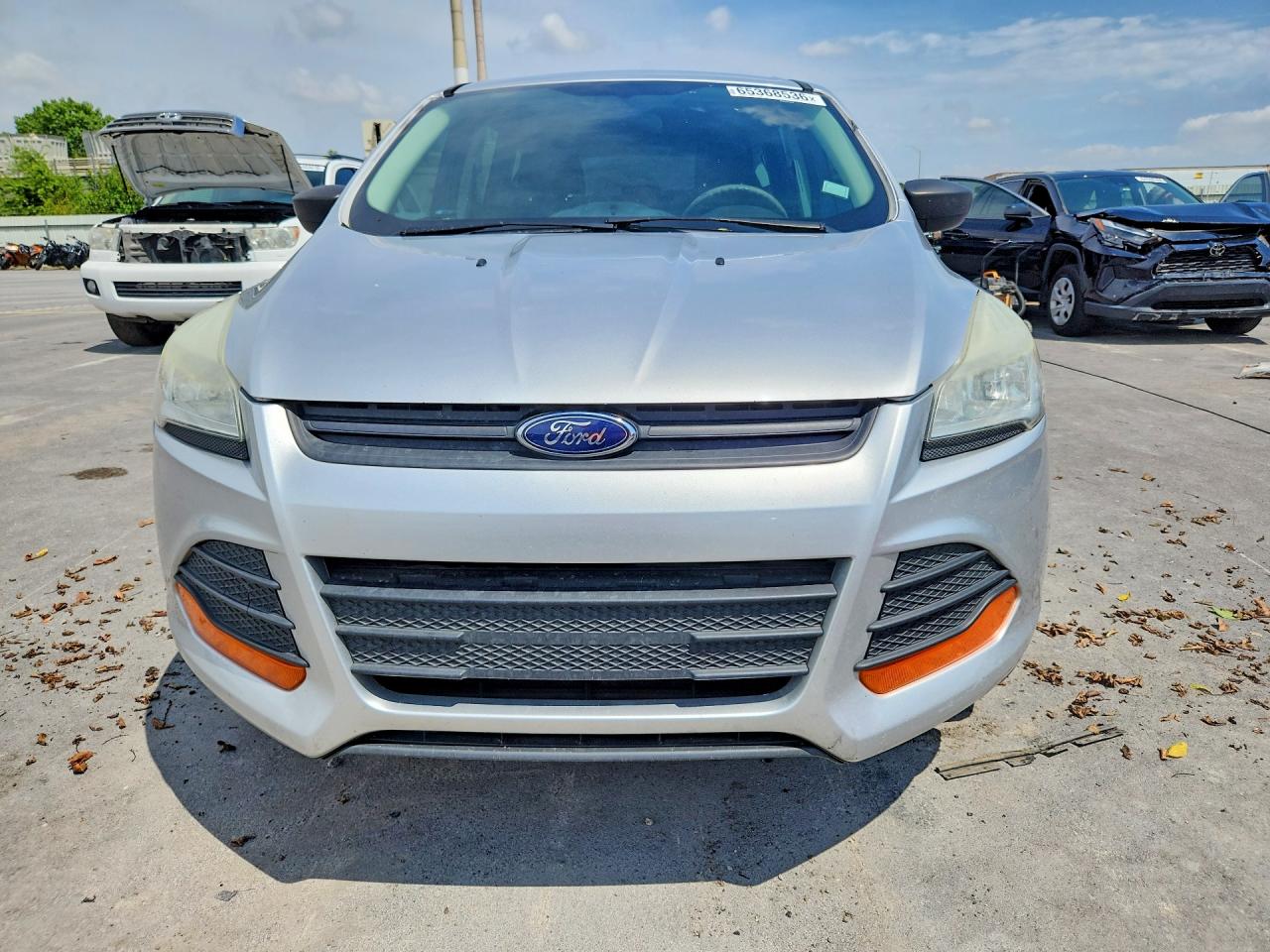2013 Ford Escape S Silver vin: 1FMCU0F79DUA71715