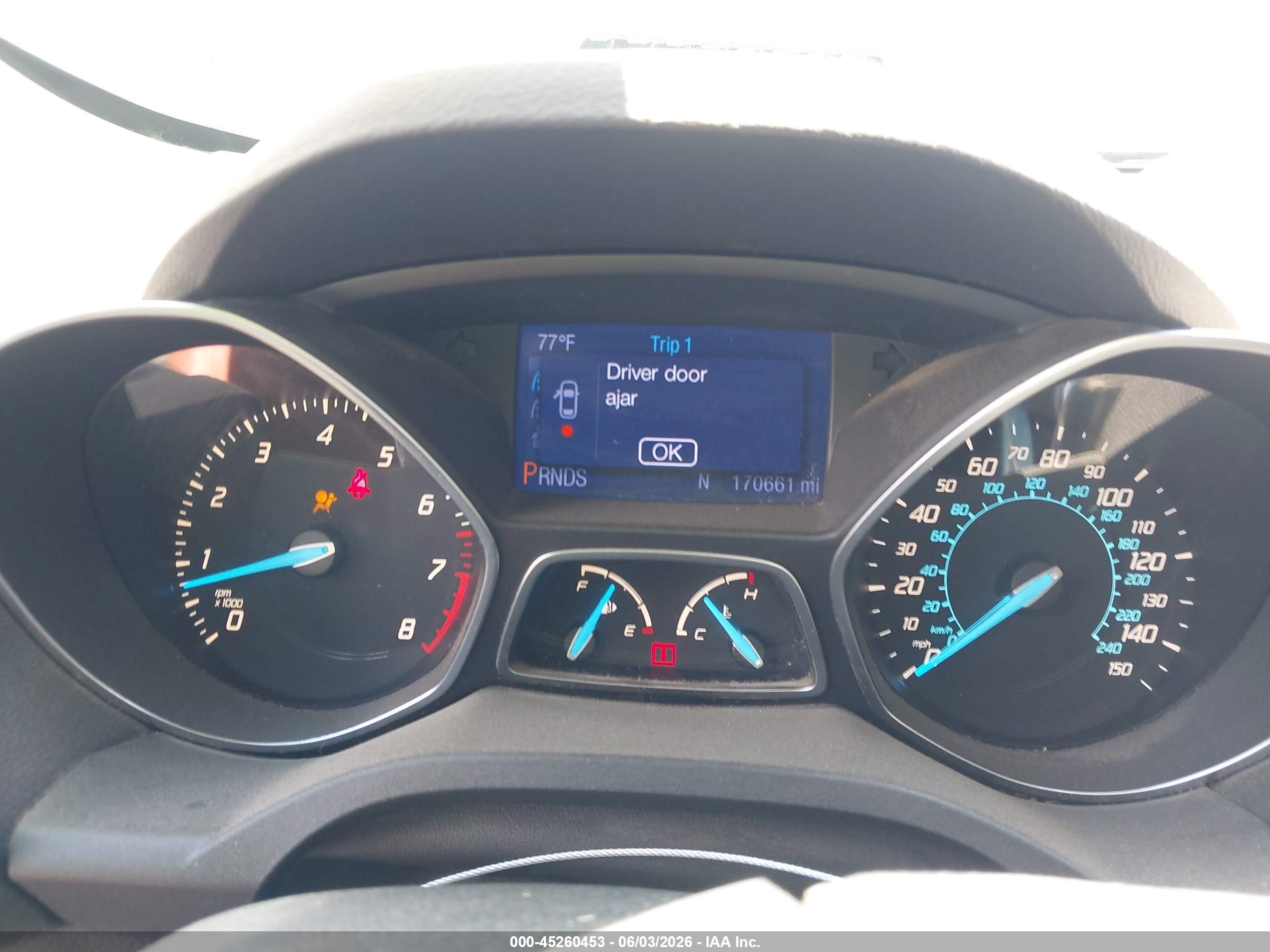 2013 Ford Escape S White vin: 1FMCU0F79DUA90801