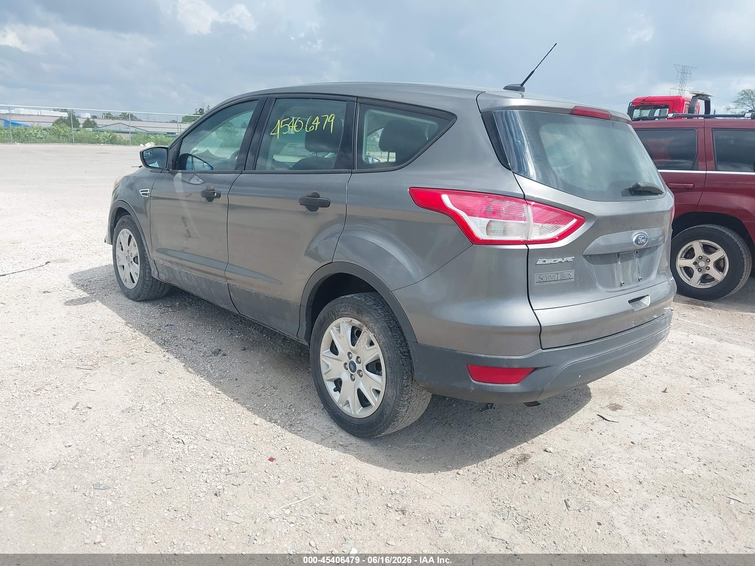 2013 Ford Escape S Gray vin: 1FMCU0F79DUB79221
