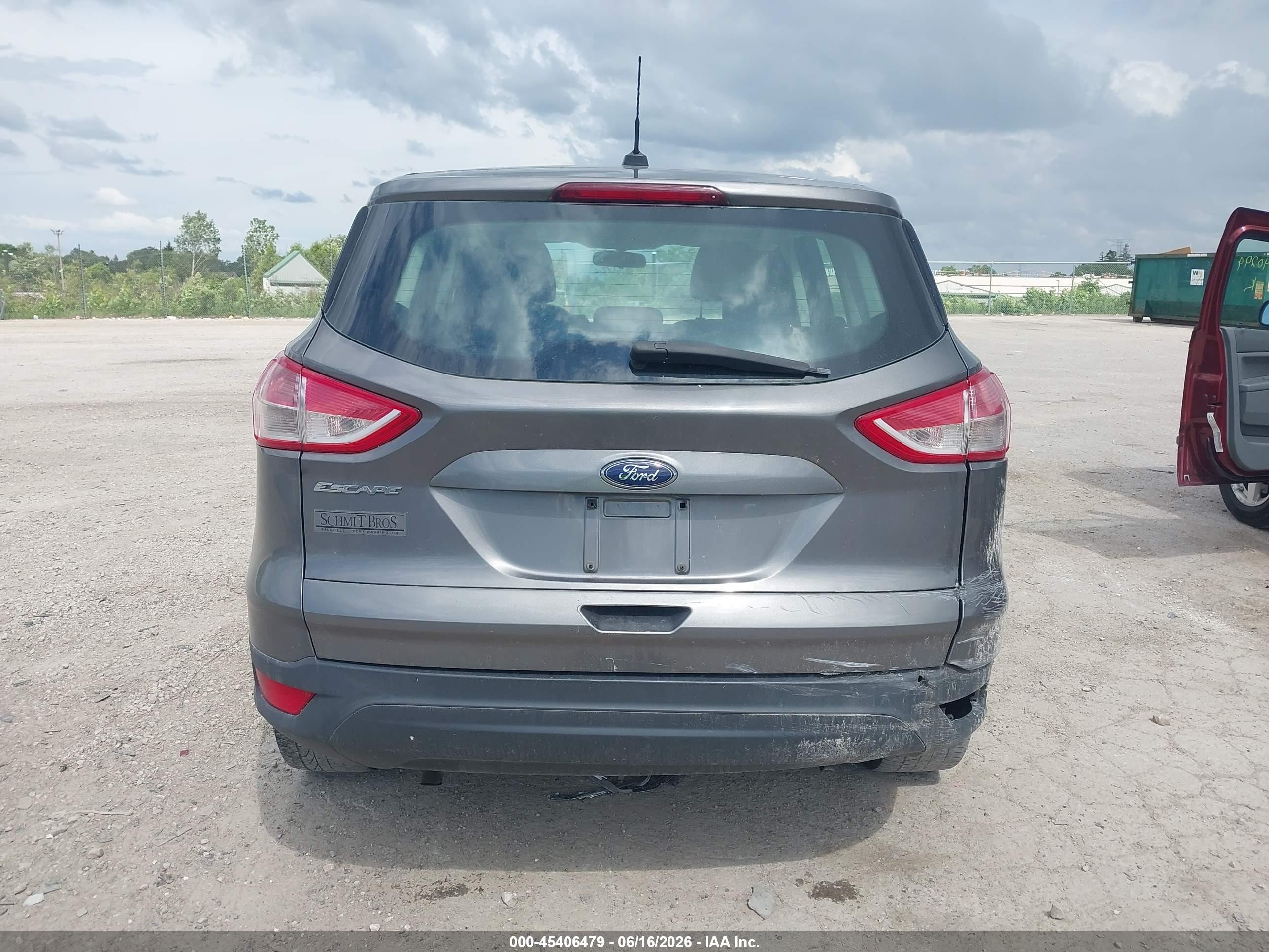 2013 Ford Escape S Gray vin: 1FMCU0F79DUB79221
