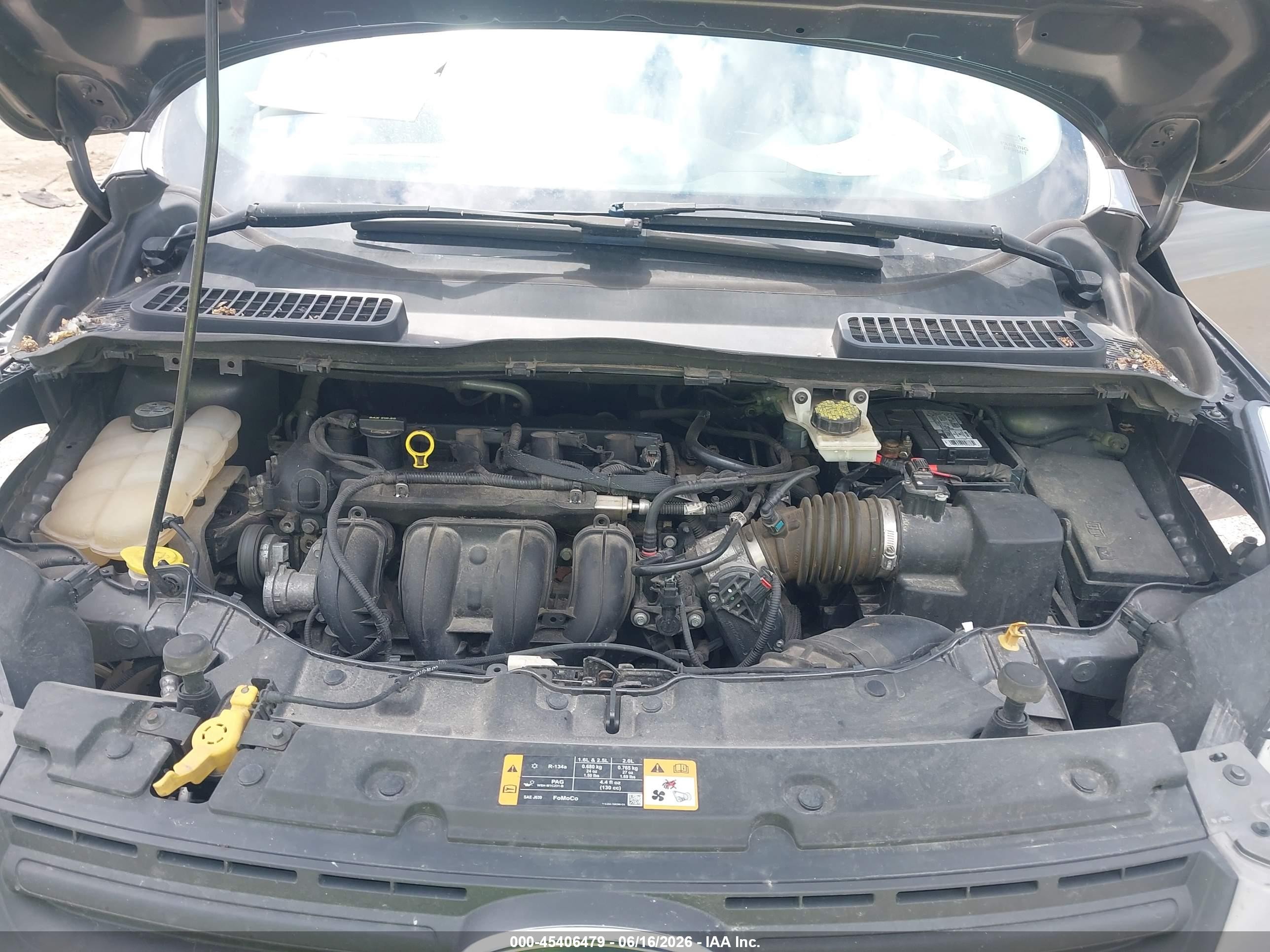 2013 Ford Escape S Gray vin: 1FMCU0F79DUB79221