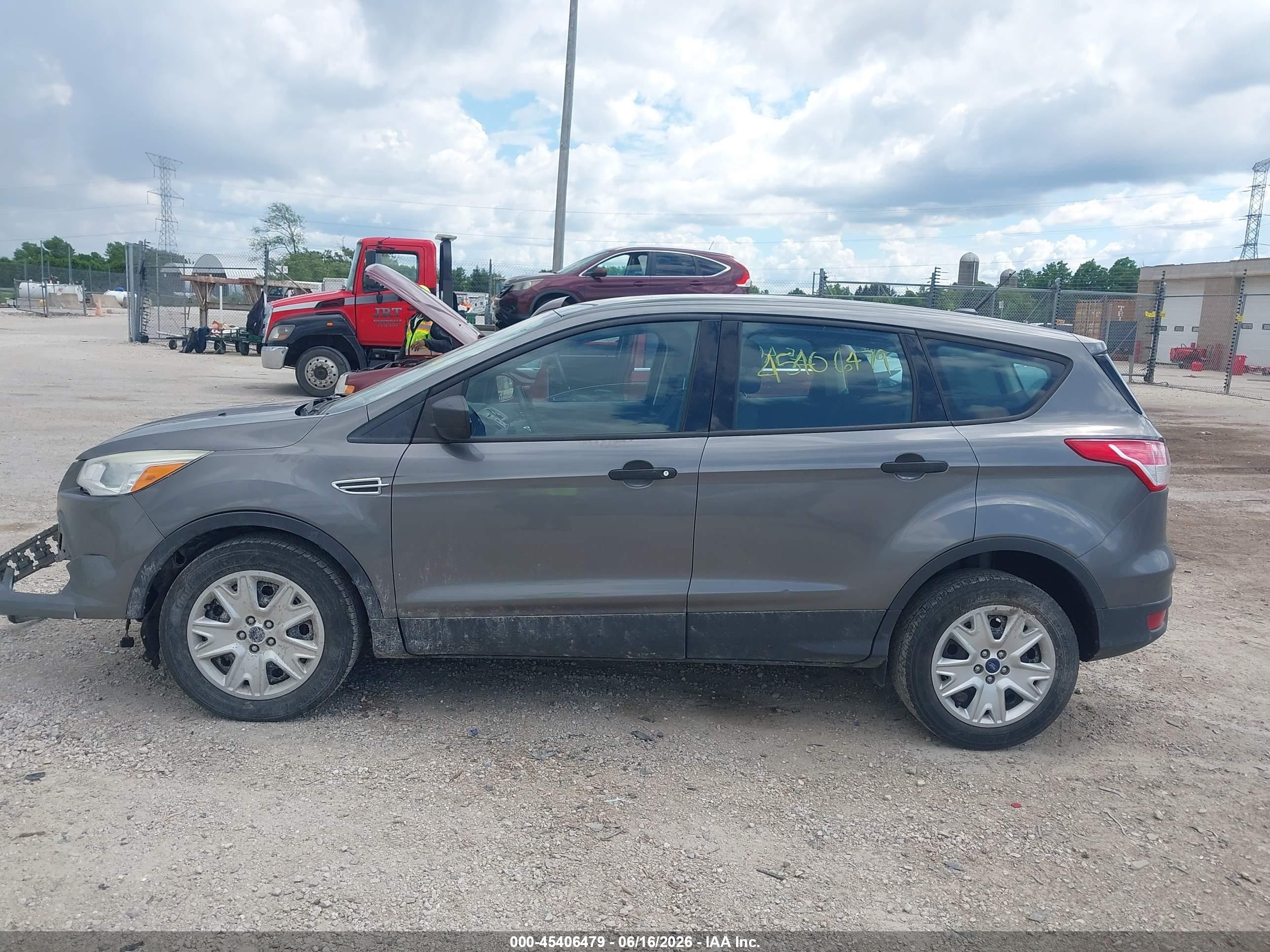 2013 Ford Escape S Gray vin: 1FMCU0F79DUB79221