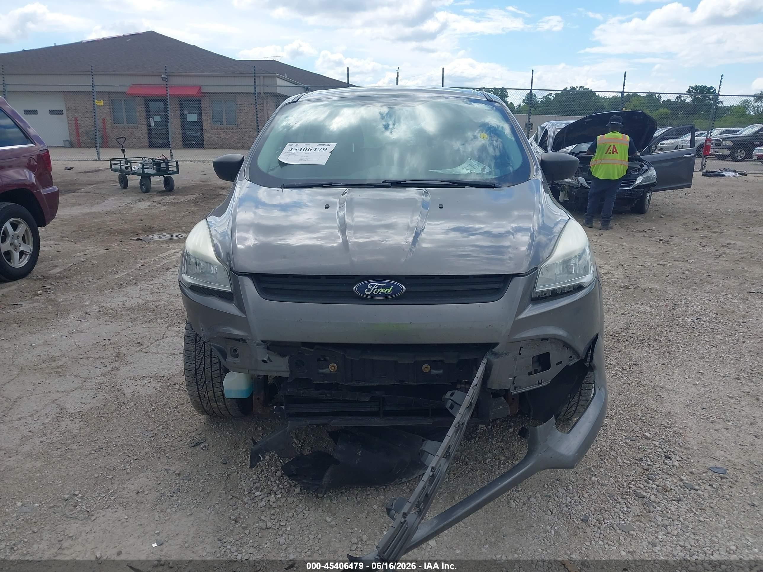2013 Ford Escape S Gray vin: 1FMCU0F79DUB79221