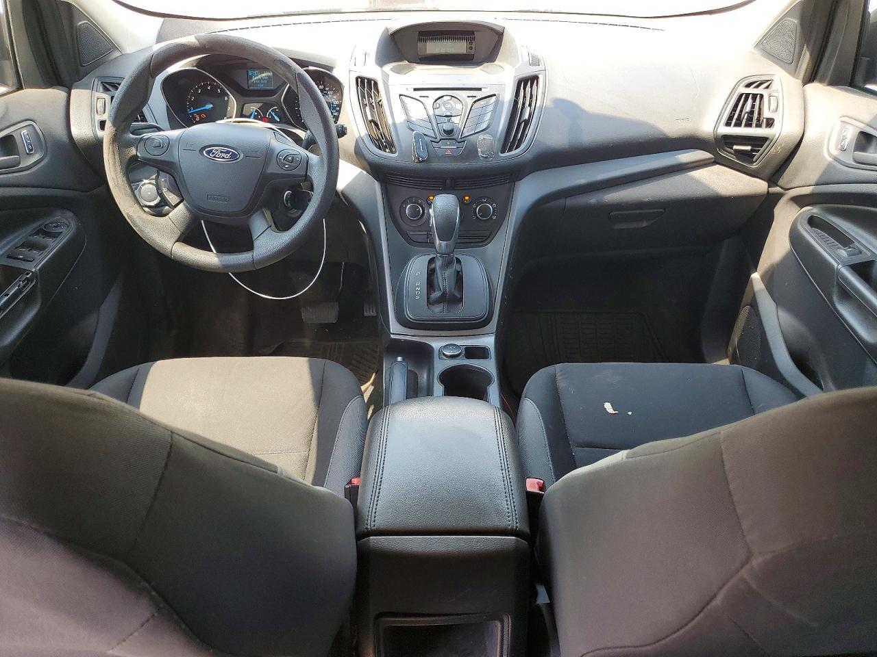 2013 Ford Escape S White vin: 1FMCU0F79DUC03744