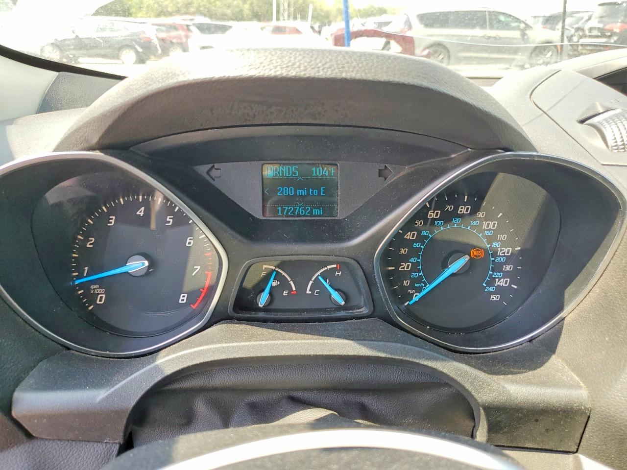 2013 Ford Escape S White vin: 1FMCU0F79DUC03744