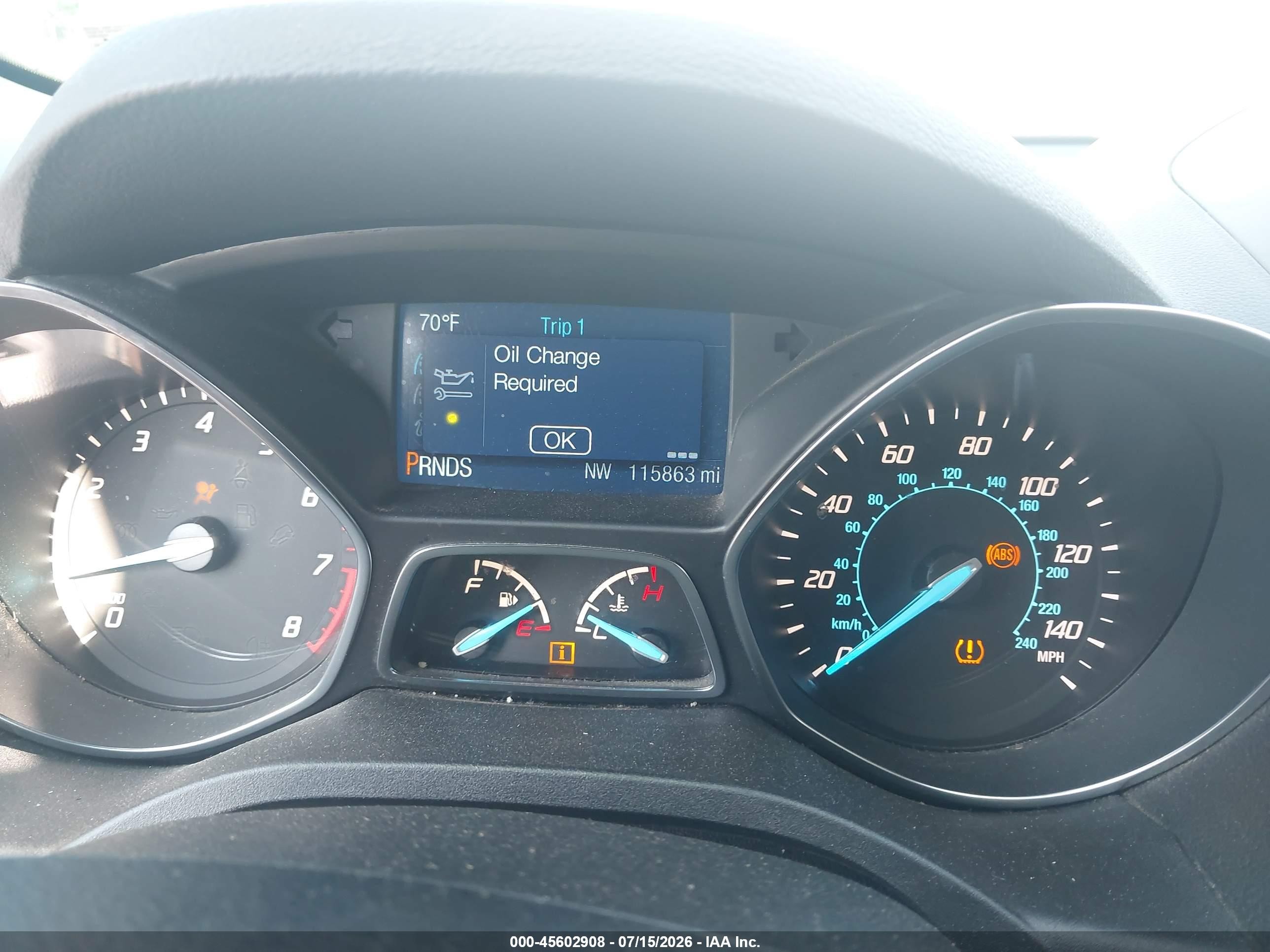 2013 Ford Escape S Green vin: 1FMCU0F79DUC91694