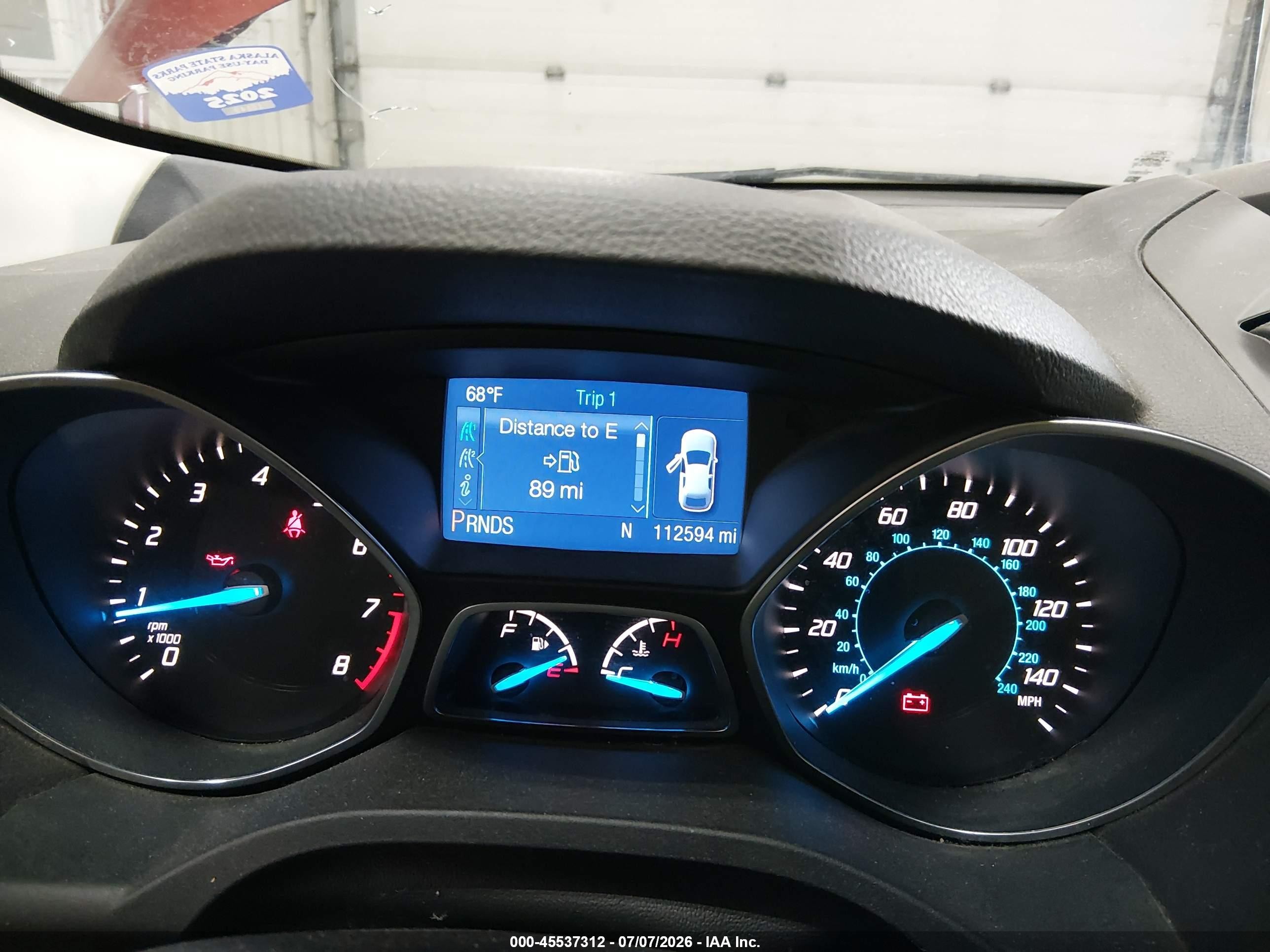 2014 Ford Escape S Red vin: 1FMCU0F79EUA00063