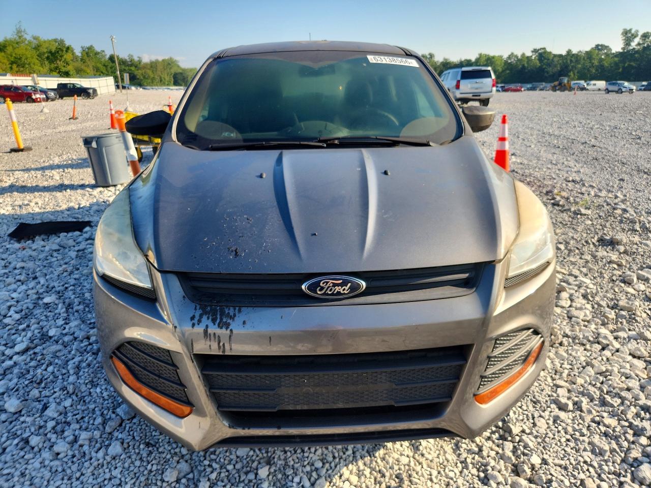 2014 Ford Escape S Gray vin: 1FMCU0F79EUB13818