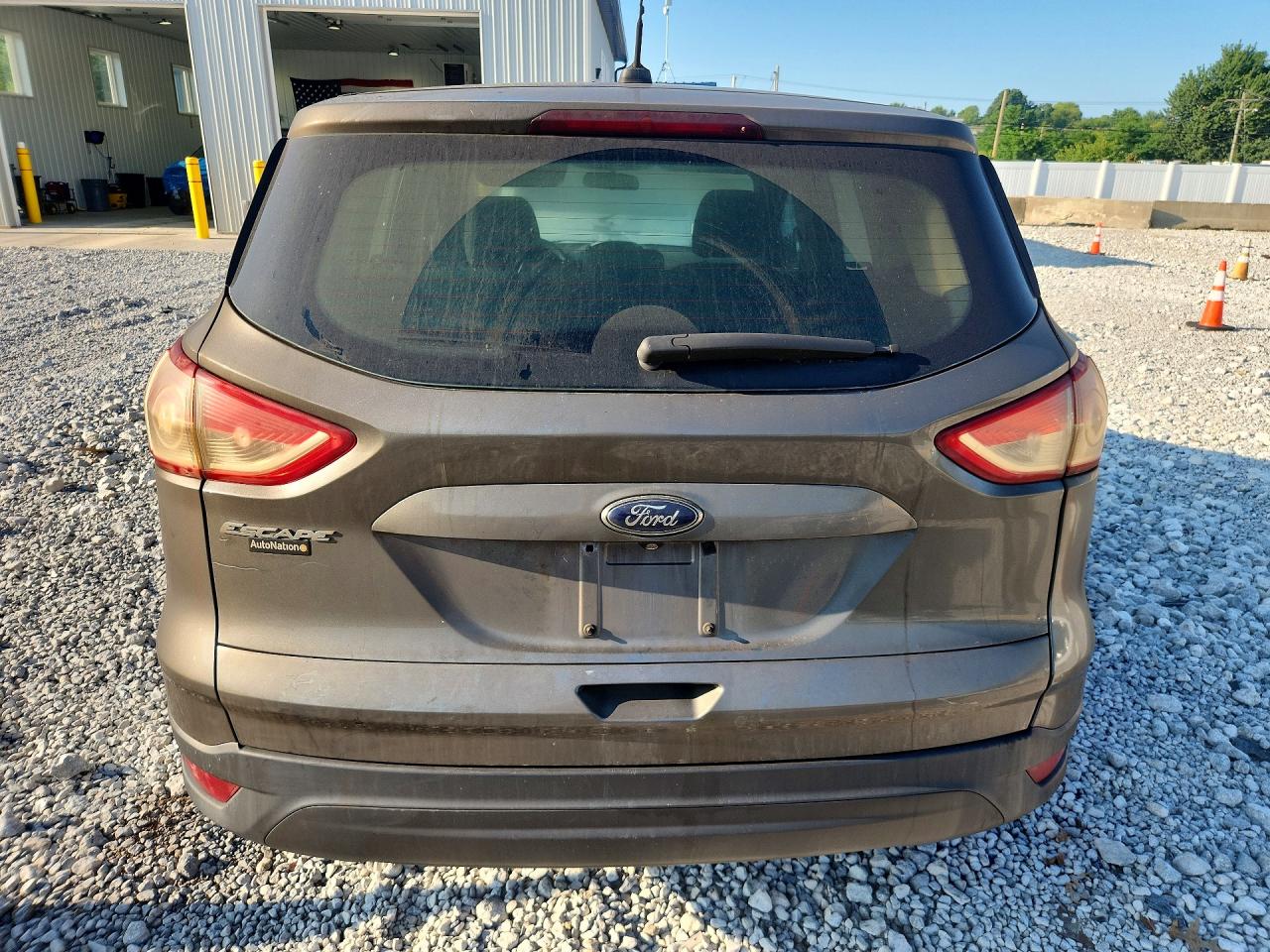 2014 Ford Escape S Gray vin: 1FMCU0F79EUB13818