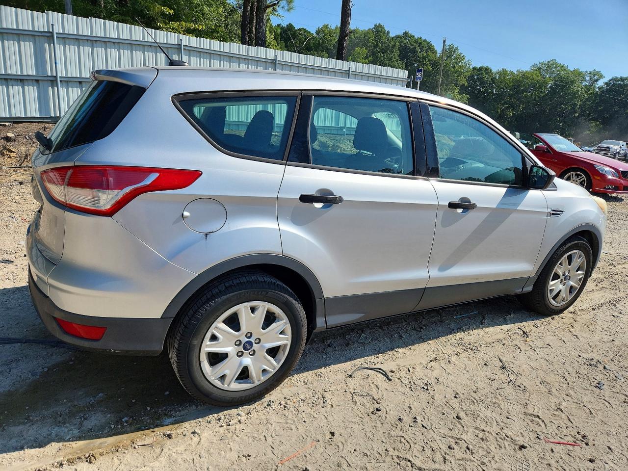 2014 Ford Escape S Silver vin: 1FMCU0F79EUB22079
