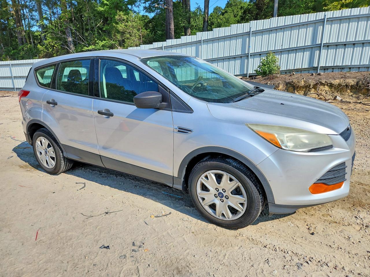 2014 Ford Escape S Silver vin: 1FMCU0F79EUB22079