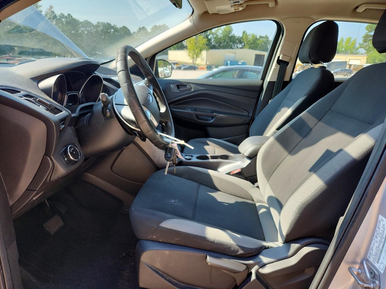 2014 Ford Escape S Silver vin: 1FMCU0F79EUB22079