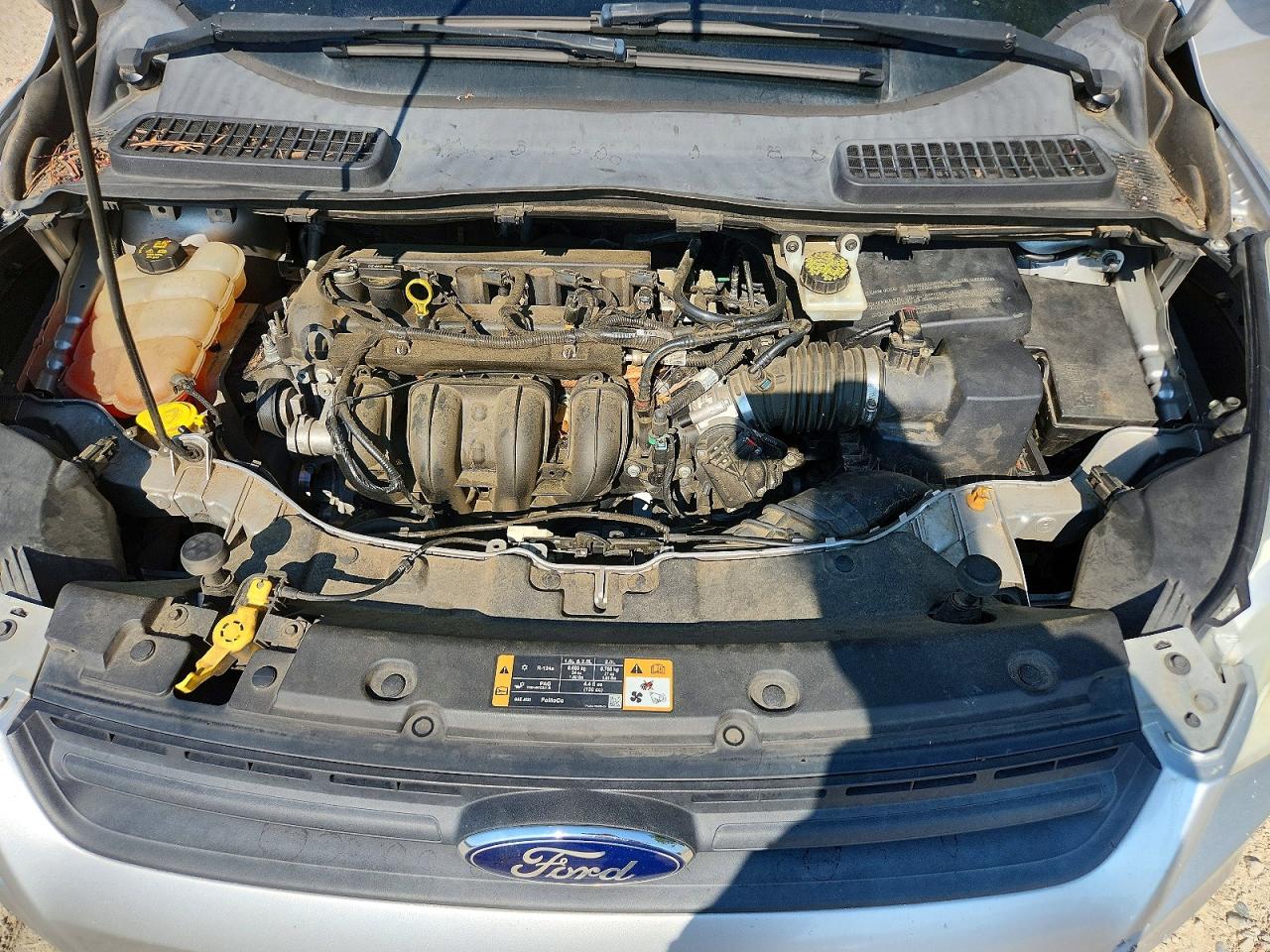 2014 Ford Escape S Silver vin: 1FMCU0F79EUB22079